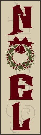 3104 * Noel Wreath 7.25x24 