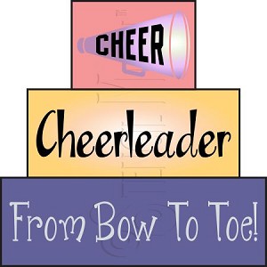 3120 * Cheerleader Block Stencil Set 