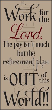 3142 * Work For The Lord 11.25x24 