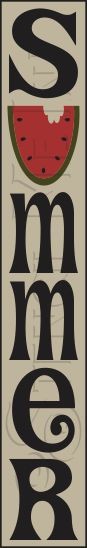 3210 * Tall Summer Porch Stencil 11.25x72 