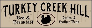 3328 * Turkey Creek Hill Primitive Colonial Stencil 7.25x24 