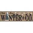 3353 * Olde Man Winter Vintage Stencil 11.25x36 