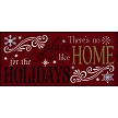 3355 * Home For The Holidays Christmas Stencil 11.25x24 