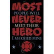 3358 * Married My Hero Typography Stencil - FIRE 11.25x18 