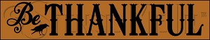 3407 * Be Thankful Thanksgiving Harvest Stencil  