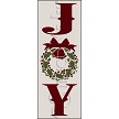 3410 * Joy Christmas Holiday Stencil - Vertical 11.25x30 