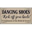 3473 * Kick Off Your Heels Wedding Day Stencil 9.25x18 