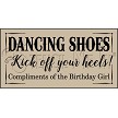 3473 * Kick Off Your Heels Birthday Stencil 9.25x18 