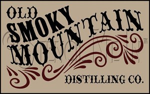 3555 * Old Smoky Mountain Distilling Co Western Stencil 11.25x18 