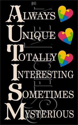 3614 * Autism Awareness Puzzle Stencil 11.25x18 