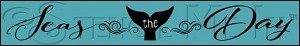 3628 * Seas The Day Ocean Beach Stencil 5.5x36 