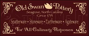 362 * Old Swan Pottery 7.25x18 