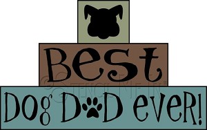 3664 * Best Dog Dad Ever Stencil Block Set 