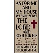 3726 * We Will Serve The Lord & Root For His Hockey Team Stencil 11.25x24 