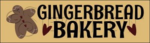 3779 * Gingerbread Bakery Christmas Directional Stencil 