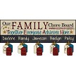 3811 * Our Family Chore Board Stencil 7.25x24 