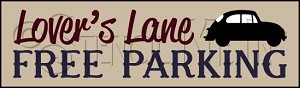 3823 * Lover's Lane Valentine Directional Stencil 