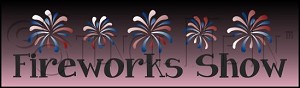 3948 * Fireworks Show Patriotic Americana Directional Stencil 