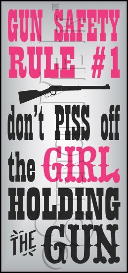 3980 * Gun Safety Rule #1 Stencil 11.25x24 