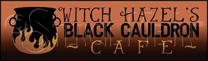 4001 * Witch Hazel's Black Cauldron Cafe Halloween Directional Stencil 