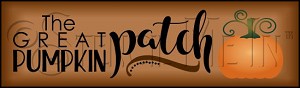 4003 * Great Pumpkin Patch Harvest Directional Stencil 