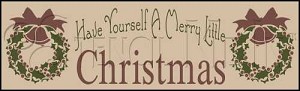 428 * A Merry Little Christmas 7.25x24 
