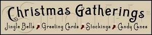469 * Christmas Gatherings 5.5x24 