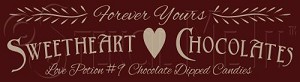 675 * Sweetheart Chocolates 5.5x20 