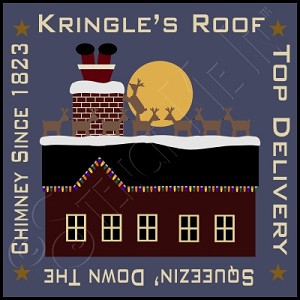 688 * Squeezin' Down The Chimney 11.25x11.25 