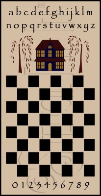 692 * ABC 123 Game Board 9.25x18 