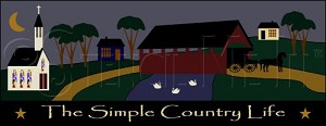 728 * Simple Country Life Village 9.25x24 