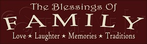 772 * Blessings Of Family 7.25x24 