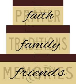 793 * Faith Family Friends Shaker Box Set 