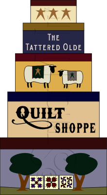 815 * Tattered Quilt Shoppe Shaker Box Set 