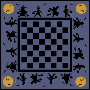 892 * Trick Or Treat Game Board 11.25x11.25 
