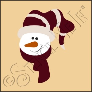 CA728 * Snowflake Art Stencil 4x4 