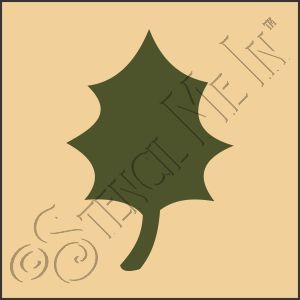 CA844 * Fall Leaf Stencil 4x4 
