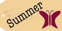 1675-HT13 * Summer Hang Tag Stencil 2.375x4.75 